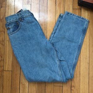 8 SHORT Jeans Levi's 550 Stone Wash Taper Mom NWT